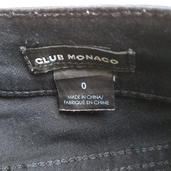 Club Monaco Black Slim Fit Jeans - Picture 9 of 10